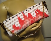 Philly Skyline and Upcycled Polka Dot "DD" Bag