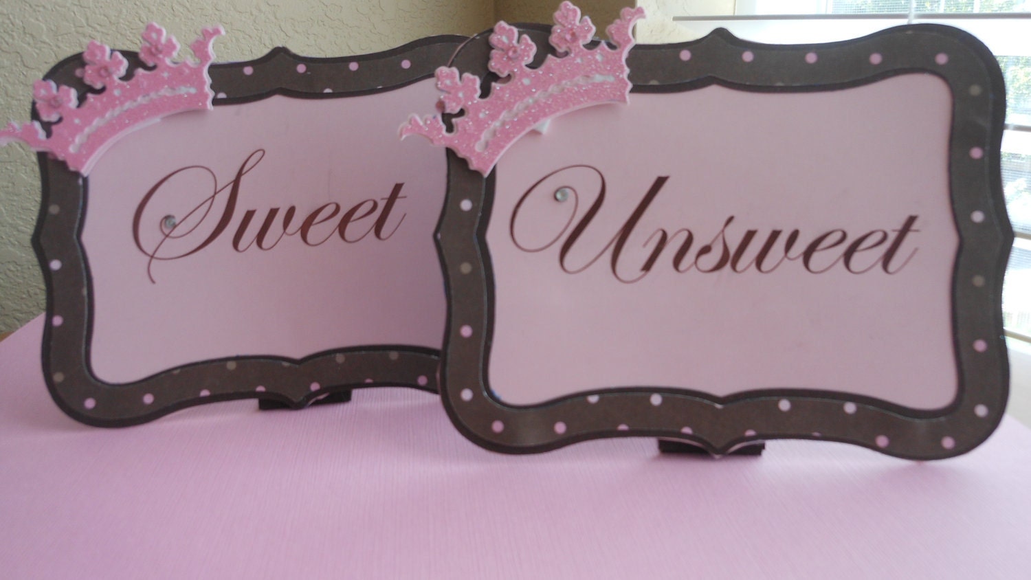 Party Table Signs