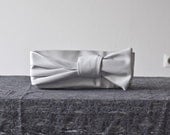 Knot Clutch in White Leatherette - milloo Knot Clutch in White Leatherette - milloo