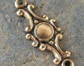 12 Antique Gold 2 Hole Connector Jewelry Findings 157