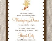 DIY Printable Invitation. Wheat Harvest Thanksgiving Invitation. Customizable. totful memories Il_170x135