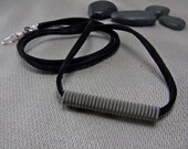 Unisex/ Men's Recycled Guitar String 'Bead' Necklace Gift for Musician or Music lover Under 20 Free US Shipping