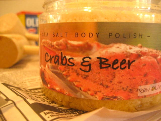 Crabs and Beer Salt Scrub