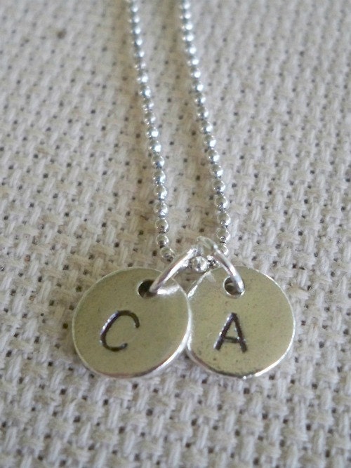 Personalized Initial Necklace- Sterling