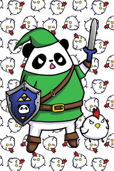 The Legend of Panda - Panda Link and Cuckoo 4x6 Glossy Print