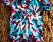 Tie Dye Organic Cotton Onesie - ZISSOU - Size 3 to 6 Months