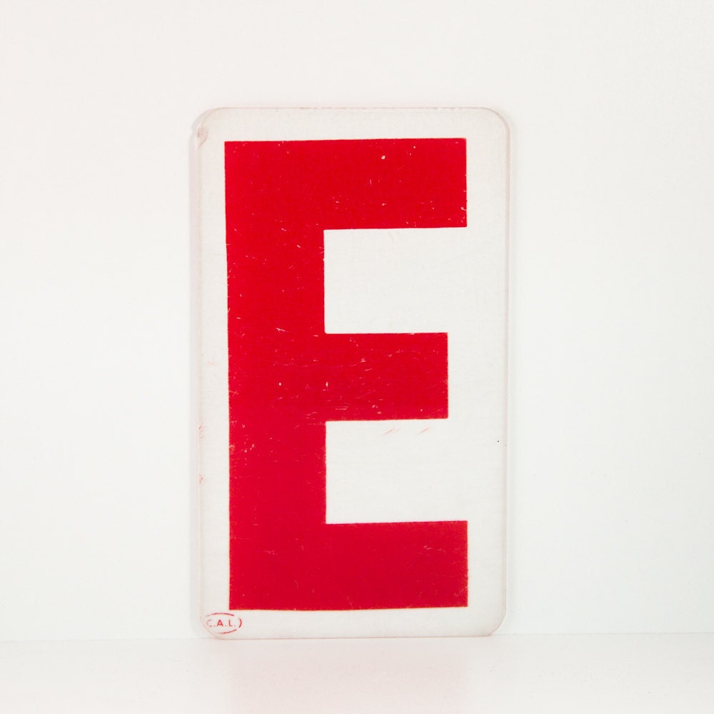 Retro Wall Plaque Vintage Letter Sign