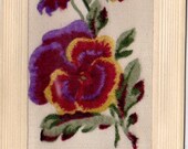 Antique Silk Postcard Early 1900's  Unused (fpc287)