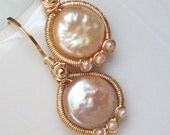 Coin Pearl Earrings