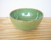 Spring Green Stoneware Serving Bowl