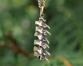 Snake Vertebrae Necklace - Burnished Bronze