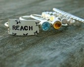 Reach for the Stars Stacking Rings by donnaodesigns