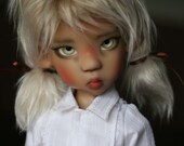 Custom PIGTAIL Wig from Faux Fur for Kaye Wiggs MSD, Nelly