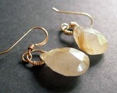 Chic Earrings - Rutilated Quartz