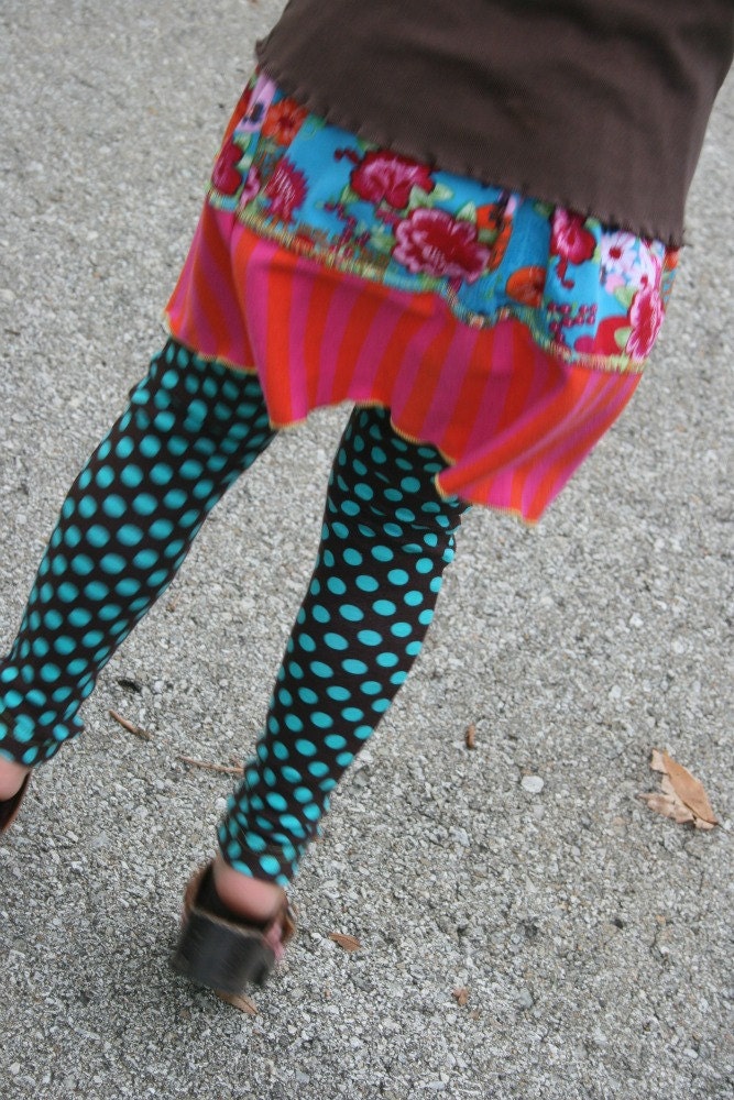 Sweetie Pie Design Choco Dot Leggings - Size 3T - Ready to Ship