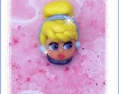 Cinderella polymer clay bow center