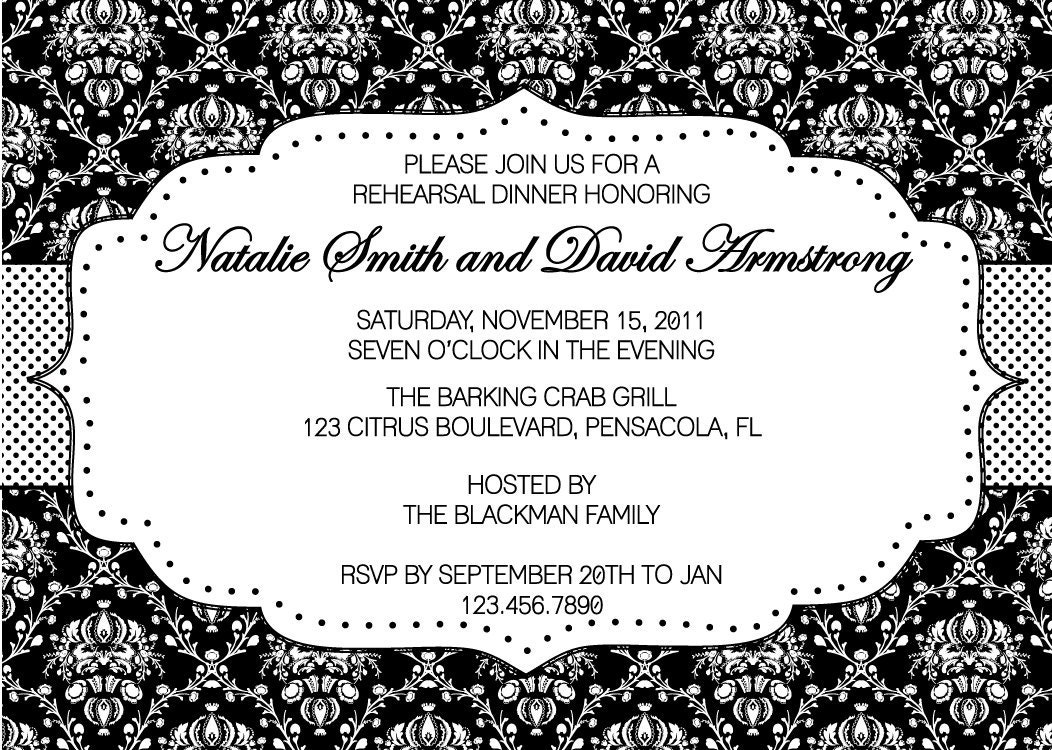 Black and White- digital invite- print your own Il_170x135