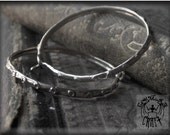 Sterling Silver Solid Cast Squid Tentacle hoop Earrings - Made to order