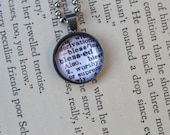 blessed charm necklace on ball chain