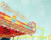 carnival photo,circus inspired photo,nursery artwork,colorful print for kids room,fairground,county fair,vintage nursery wall art,kitsch