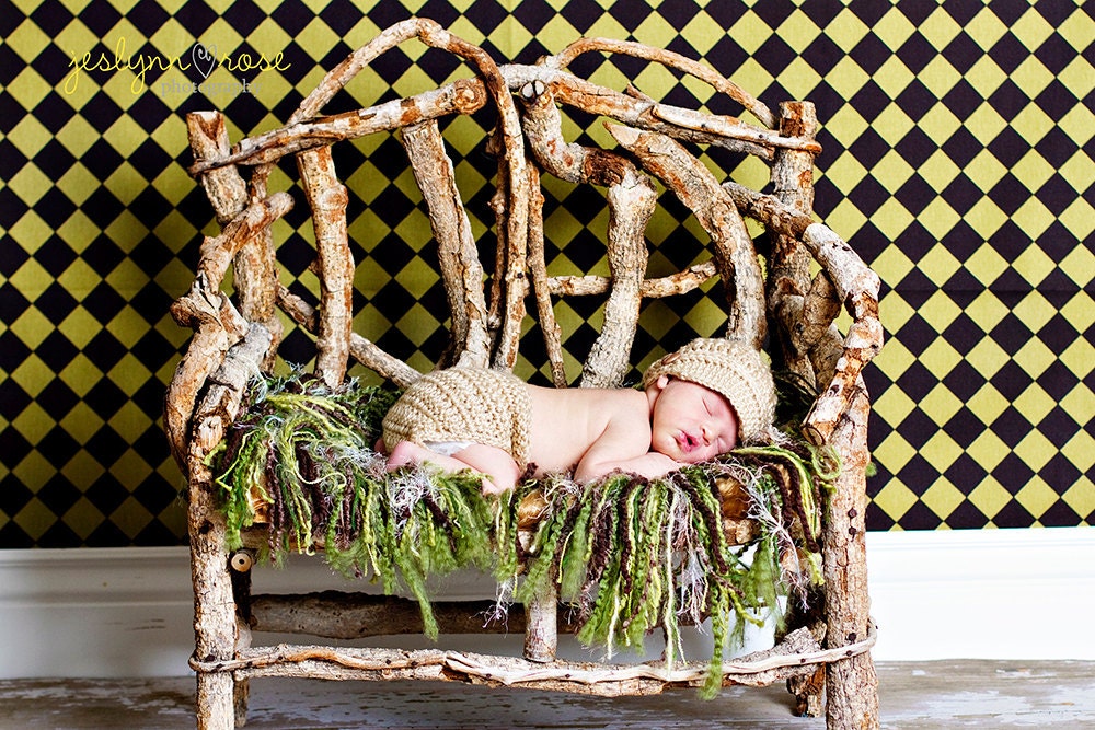Crochet Fringe Blanket Photography Prop