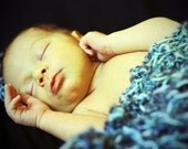 Ocean Blue Baby Hammock Newborn Photography Prop