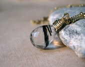 Necklace, Tourmalinated Quartz Gold