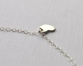 Silver Heart Necklace - sterling silver - simple & sweet