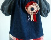 Girls' Denim Smock Dress - Size 0