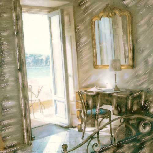 Procida Island , Italy - Polaroid Painting