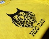 SALE -- Saints Hoo Dat Owl T-shirt, Adult Size