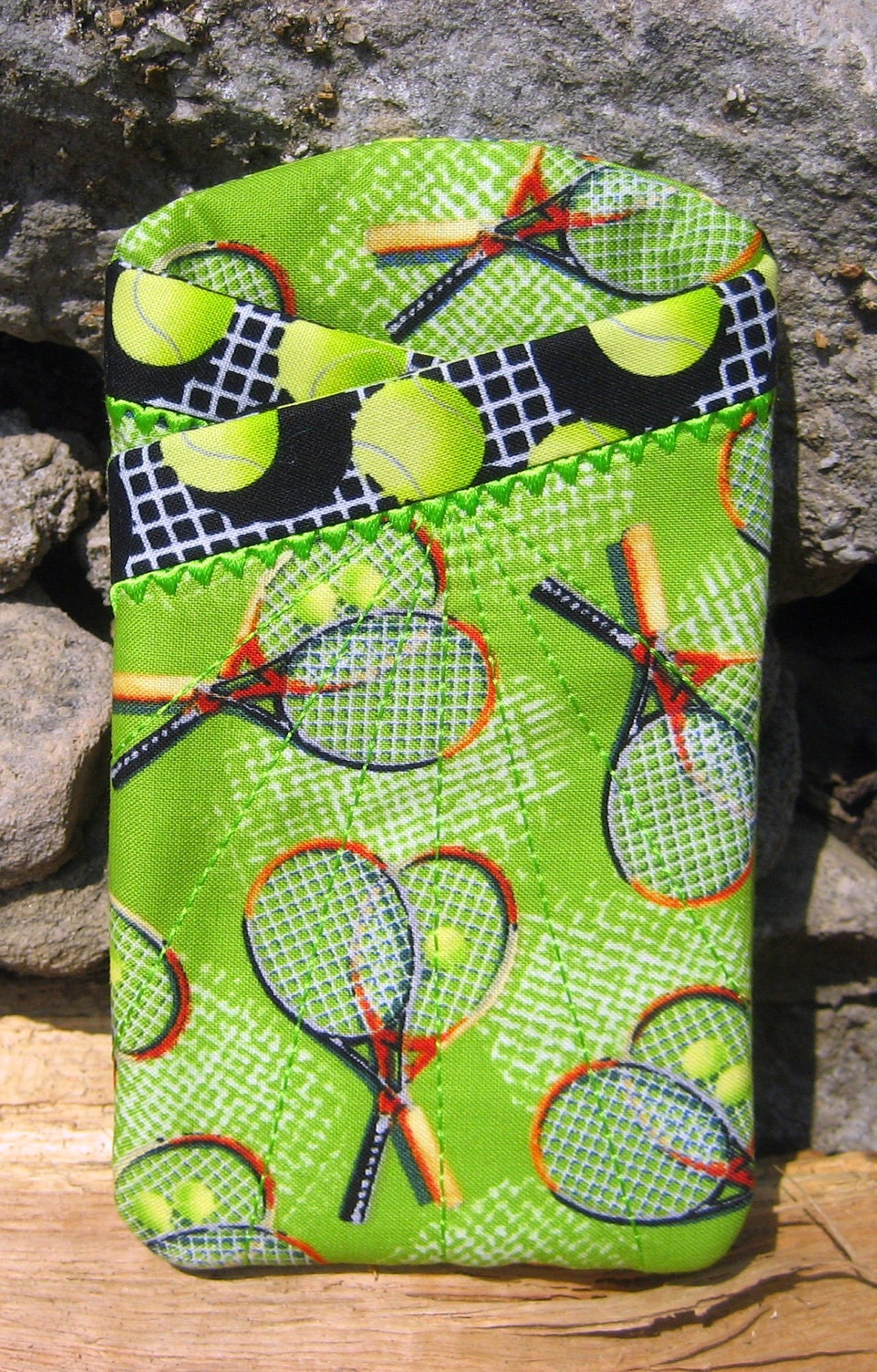Eyeglass Case-Tennis Rackets