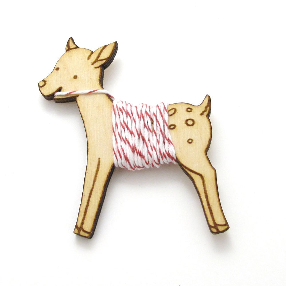 Flossy the Fawn Embroidery Floss Bobbin
