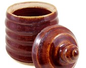 Jewelry or Trinket Box / Hand Made Wheel Thrown Stoneware Pottery / Ready to Ship