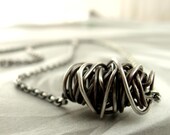 Everyday Princess Necklace - Large Hole Bead Style - Artisan Made Tangled Bead - Ready to Ship