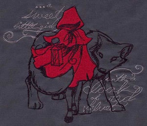 Red Riding Hood fairy tale Apron