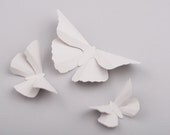 3D Butterfly Wall Art: 10 Platinum Silhouettes for Girls Room, Nursery, and Home Art Decor