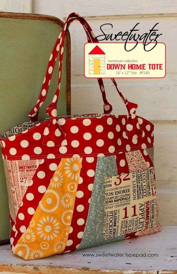 Down Home Tote Bag Pattern from Sweetwater