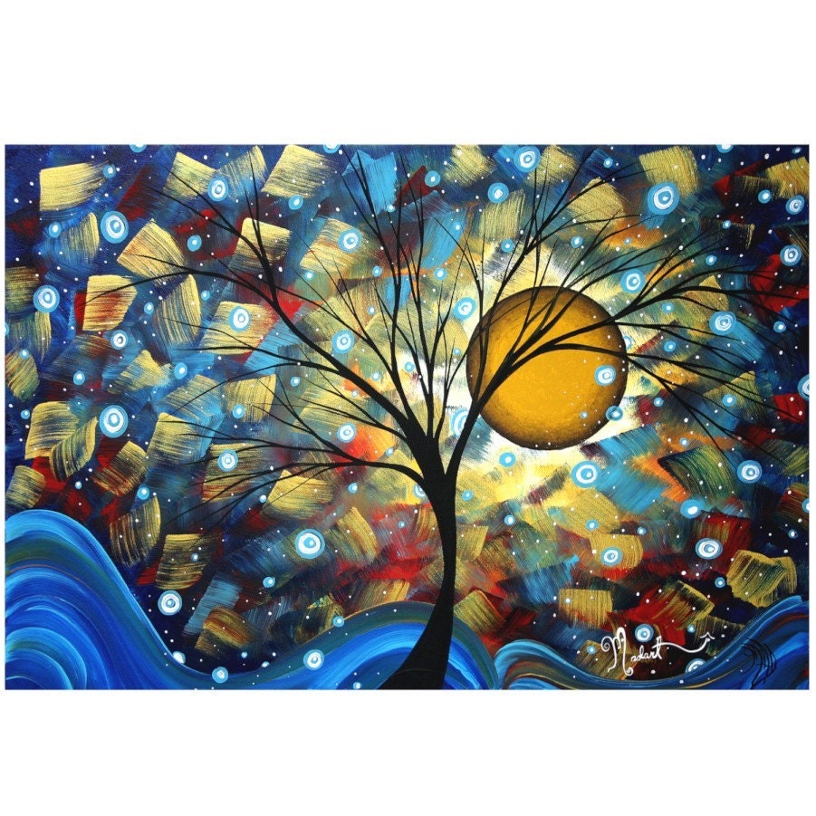MADART 20x30 PRINT - Abstract Fine ART Modern - Contemporary - Serenity Falls