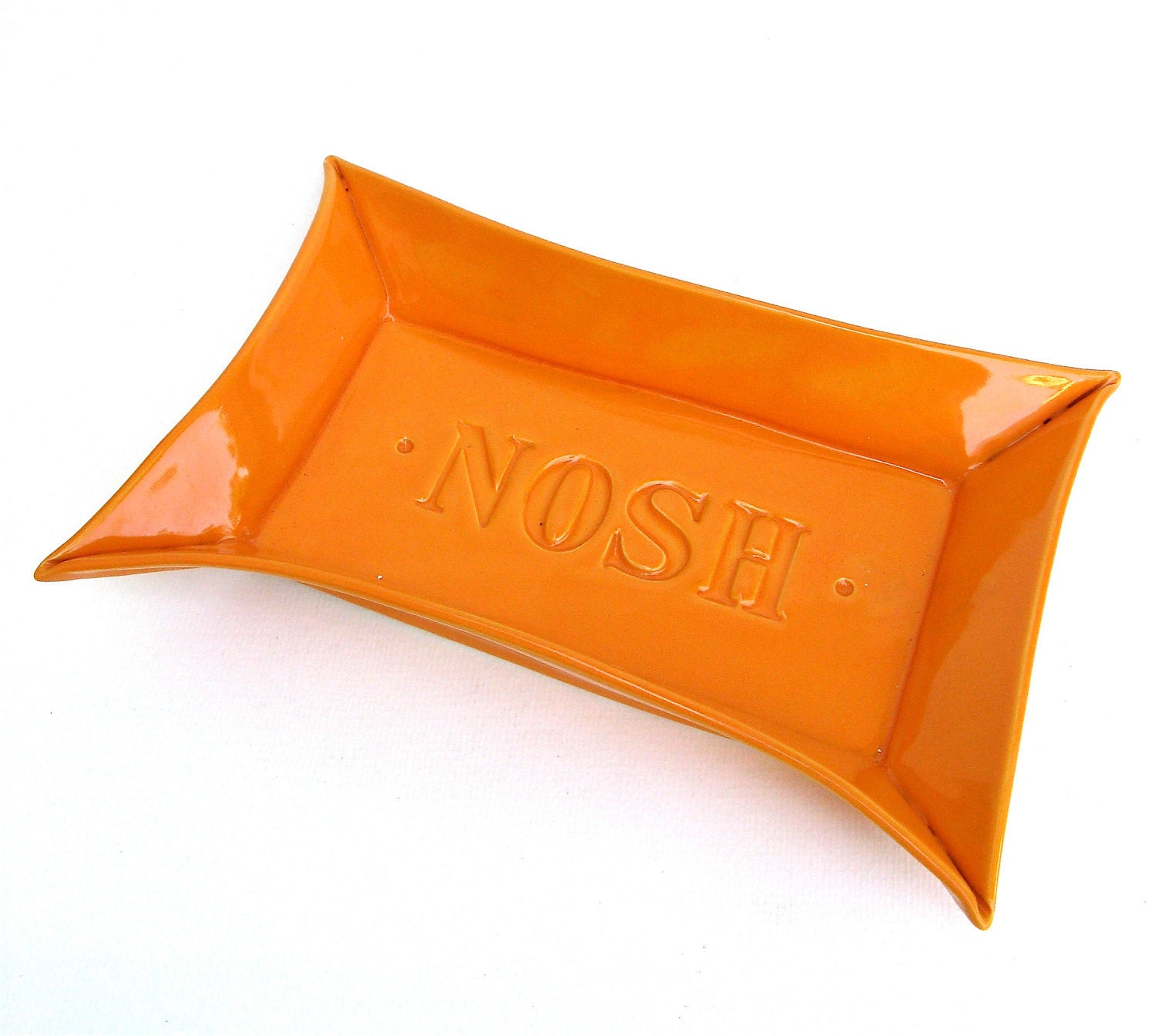 nosh  ...   hand built porcelain tray festive ware