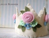 Valentines Day Gift Princess Felt Crown for your little Princess