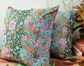 Authentic Javanese Batik sofa Throw decorative pillow cushion covers 18 inch