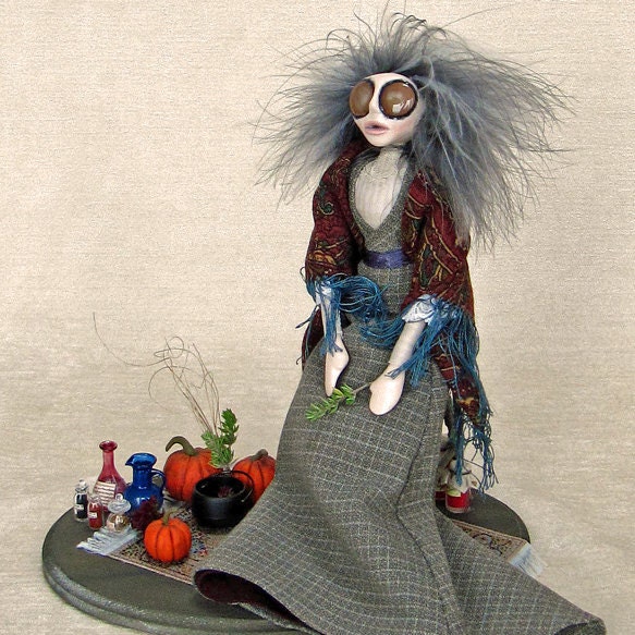 A Victorian Witch Art Doll - Terry's Grandmother