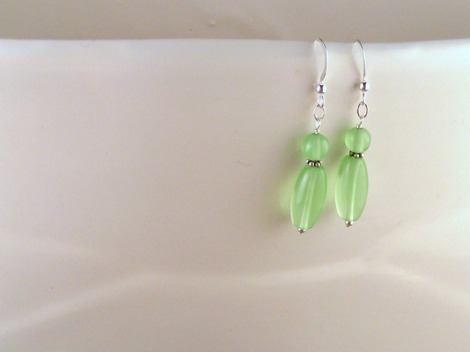 Green Quartz Earrings