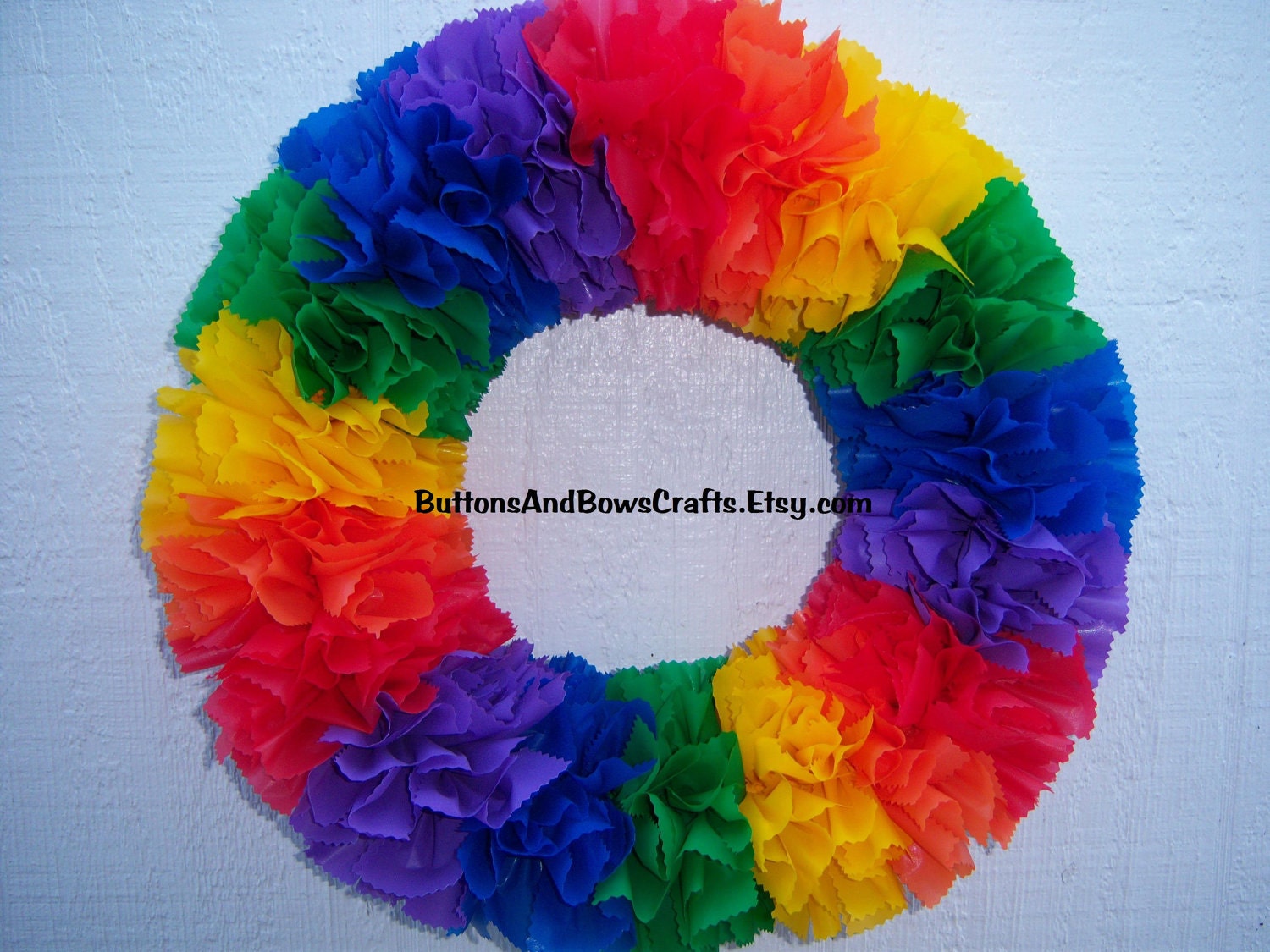 Weather Resistant RAINBOW Wreath