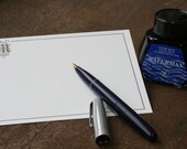 Personalized notecards - letterpress printed (set of 25)