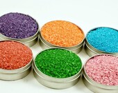 Margarita salt - colored gourmet salts - rim drink glasses - recipes, gift box included