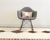Sweet Simple Vintage Persian Area Rug All Natural No Dyes