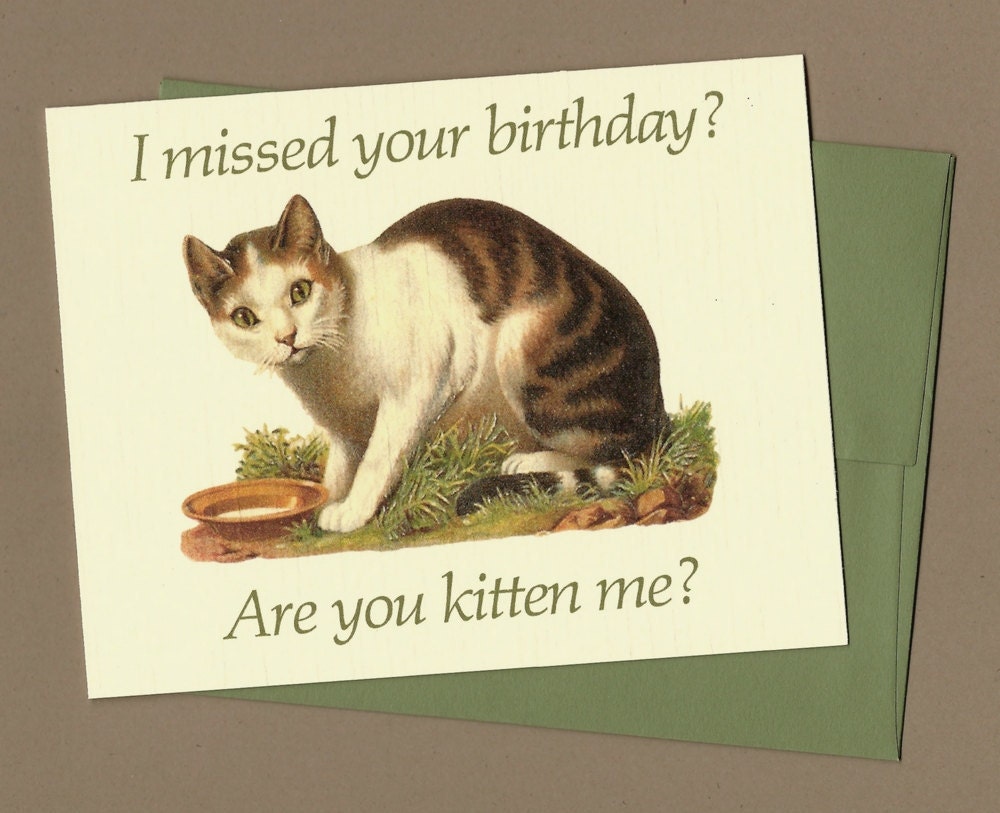 Belated Birthday Card