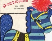 Vintage 1950s Hallmark Happy Birthday Greeting Card (014)